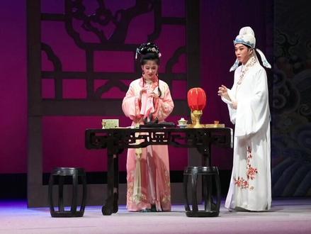 青春版黄梅戏《红丝错》朱维芳&吴金鹏 #黄梅戏 #青年戏曲传播者 #演出现场视频