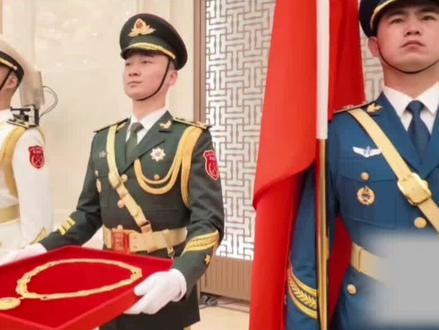 武契奇哭了,有了这块勋章他就算回去退休后,也是民族功臣
