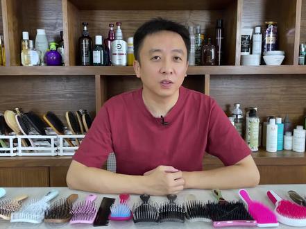 16款梳子测评,湿发梳的超长pk。#这个视频有点料