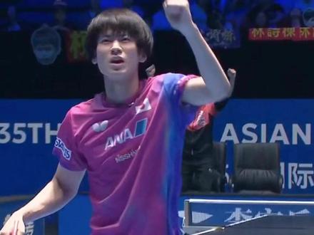 3比4!林诗栋无缘4强,时隔3年再败户上隼辅 #林诗栋 #国乒