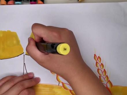 超简单的秋天手抄报,关键还好看