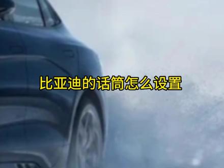 比亚迪的话筒怎么设置#比亚迪的话筒 #比亚迪海豹#比亚迪新能源