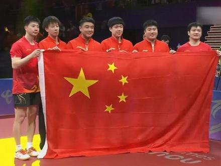 亚运男团八连冠!中国男乒3:0战胜韩国队,获亚运男团金牌!点赞祝贺!