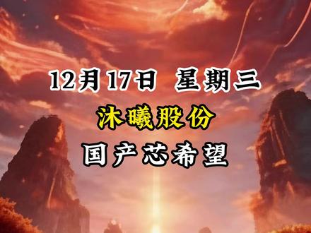 沐曦股份:国产芯希望 #金融 #财经 #股民