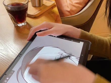 用新设备画卡皮巴拉拟人#绘画平板 #ugee #ugeeUT1绘画平板 #数位屏