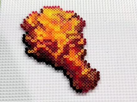 拼豆又出新玩法啦#一般人不告诉他 #晒出你们的diy #拼豆 #烫拼豆 #橙子DIY手作店