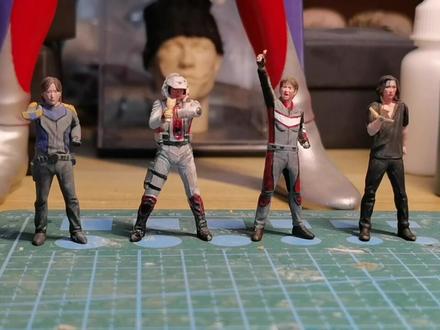 白膜集单成功,出货后会展出各客人涂装效果#奥特曼 #gk #手办 #迪迦#盖亚#戴拿#阿古茹#特摄 #涂装