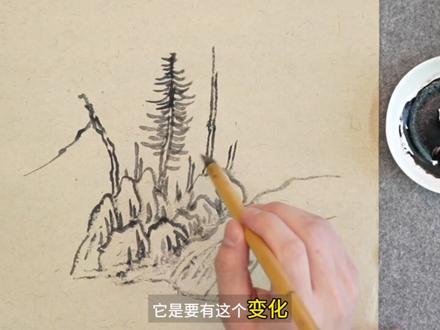 山水课程【第二十七期】(上)沈周小品画法#生活服务热点中心 #国画 #山水 #教程 #沈周