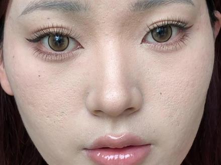 关掉美颜滤镜,谁说淡妆不能换头!#普通人化妆 #怼脸拍 #无美颜无滤镜