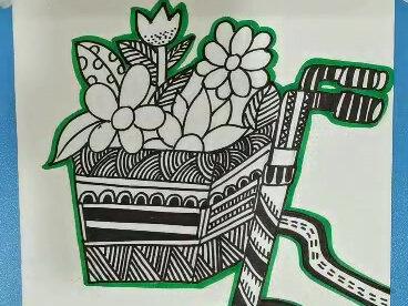 #一起学画画 【线描自行车】