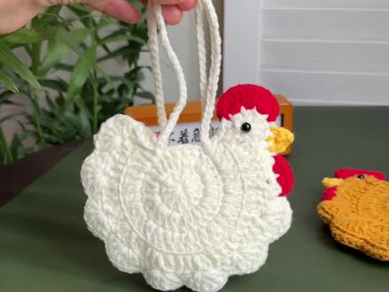 小鸡包包新手教程来啦|超详细! #手工编织可爱包包 #保姆级教程 #蛋袋钩织