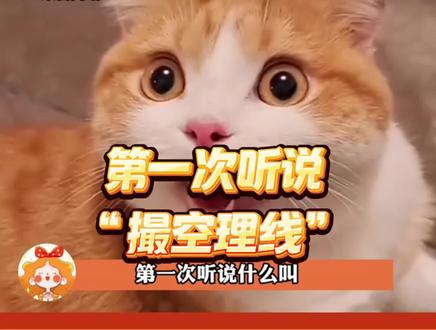第一次听说“撮空理线” #