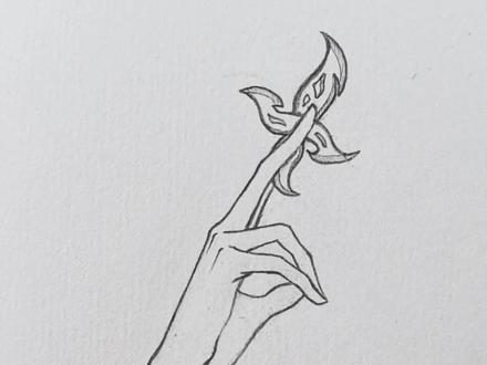 接飞镖的手怎么画#简笔画#画画#跟着抖音学画画 #跟着抖音学画画 #绘画教程 #内容启发搜索