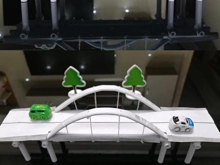 纸制悬索桥 (全)#手工制作 #废物利用 #创意设计 #手工diy