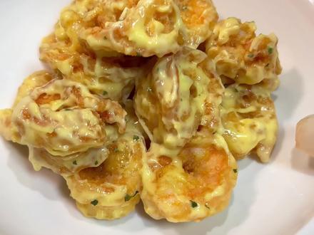 学会这道芥末虾球,年夜饭都叫你大厨!! #芥末虾球 #芥末虾球做法 #年夜饭 #年夜饭菜谱 #美食教程