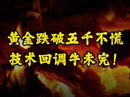 黄金跌破五千不慌!技术回调牛市未完结! #财经 #国际局势 #宏观经济 #黄金 #金价 个人观点仅供参考,望诸君理智分析,不可盲目跟风