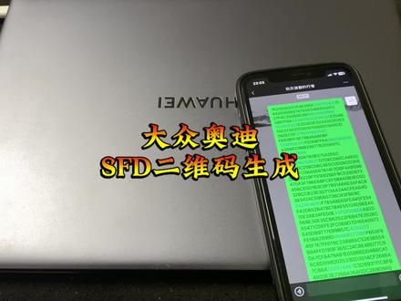 大众奥迪SFD解锁令牌生成二维码 #SFD