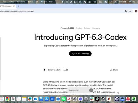 别再用老版本了!GPT Codex 5.3 提升太明显