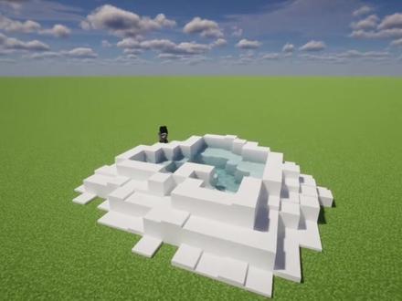 @牛排大王 你说你不拉我共创,于是我自己做了一条#长白山天池#我的世界#以游戏之名描绘锦绣中华#用MC的镜头打开长白山