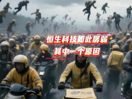 恒生科技如此孱弱的其中一个原因 #恒生科技 #阿里 #美团 #外卖大战 #观点分享