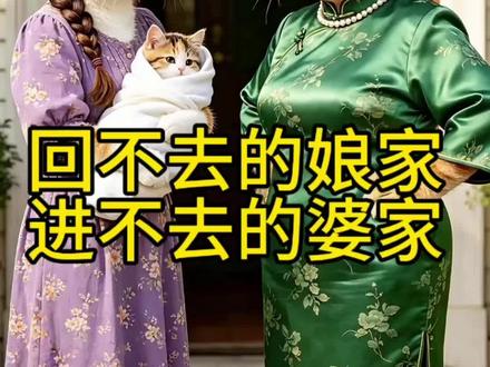 婆家融不进去,娘家又回不去,这样的女人多心酸,多可怜啊。心疼出嫁的女人。#ai萌宠出道计划 #回不去的娘家 #家庭婚姻情感