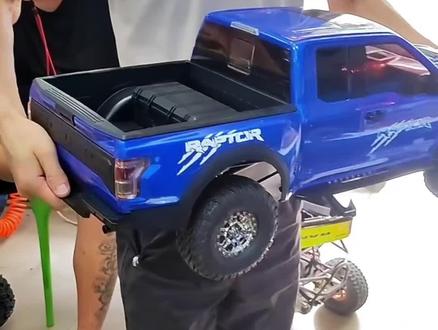 宏星模型1:12比例猛禽F150仿真皮卡专业四驱涉水越野RC遥控车模型#遥控车模型 #宏星模型 #猛禽f150模型 #遥控汽车玩具 #越野车模型