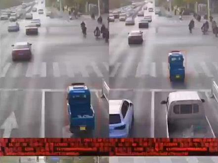 #监控 #交通 电三轮车将依法被拍照罚款记分处罚。请家人们按交规行驶。