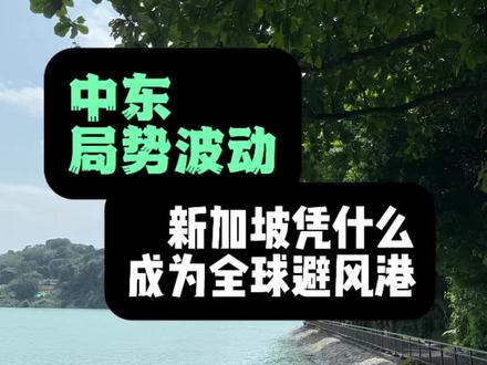 中东局势波动!新加坡凭什么成为全球避风港?
迪拜一乱全世界的钱,你觉得第一时间会冲向哪里呢?#新加坡#新加坡生活 #新加坡生活日常 #海外生活 #中东局势