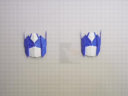 【折纸】认真折一下大哥,原速的擎天柱头像折纸教程 #折纸教程 #折纸 #创意折纸 #变形金刚 #擎天柱