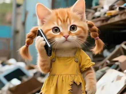 一个电话的温暖 #萌宠出道计划 #橘猫 #人间温暖 #创作人计划