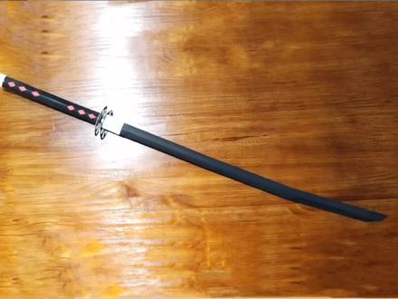 兵器折纸14:炭治郎的日轮刀。 #折纸 #剑 #冷兵器 #动漫