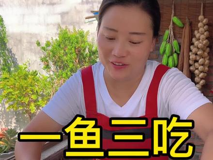 朵朵今天用一条大花鲢做的一鱼三吃,简单好做又美味#乡村守护人 #新农人计划2023 #我的乡村生活 #农村美食
