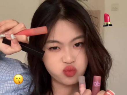 适合嘴凸美女的口红颜色 #口红#口红分享 #嘴凸