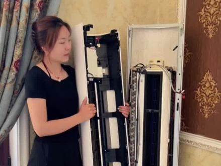 美的智行圆柱空调 全拆清洗教程 #美的圆柱空调拆洗 #家电清洗 #家电清洗培训 #专业的事交给专业的人 #实用小技巧