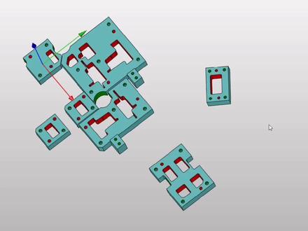 中望3D如何自动出图。国产中望3D自动出图解决了nx出图线条为样条曲线问题,出图速度是nx的五倍以上,看我如何将这10多个零件自动出图。#冲压模具 #五金模具设计 #中望3D
