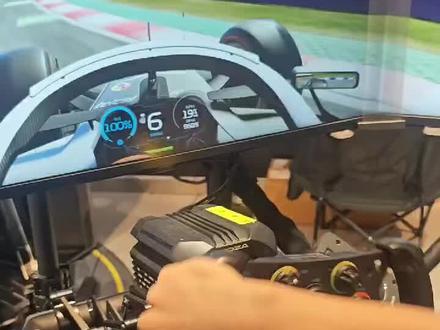 与方向盘搏斗中 #f1模拟器 #F126