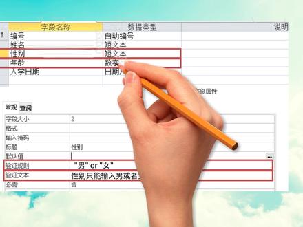 Access数据库表有效性规则-约束数据的输入 #VBA #Access #数据库设计 #Access数据库