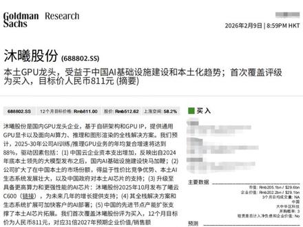 沐曦股份 国产GPU的最后拼图 #上热门🔥
