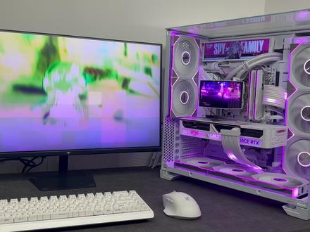 1.2W打造一台9800X3D+5070TI纯黑海景房 #diy电脑 #电脑配置