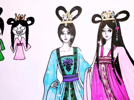 叶罗丽:画叶罗丽穿古装的样子,你喜欢谁画的呢