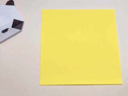 今天我们来制作折纸熊猫! #手工 #手工diy #折纸熊猫 #抖音折纸