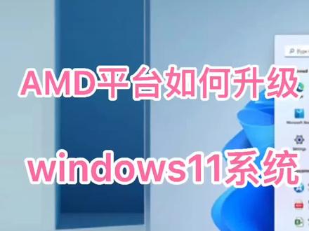 #电脑知识 第三十九期 第三集 AMD平台如何升级windows11