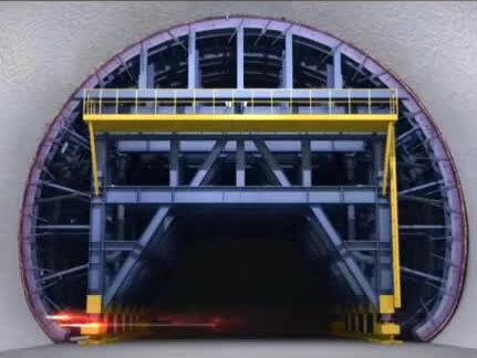 衬砌环向施工缝中埋式止水带施工#施工工艺 #施工动画