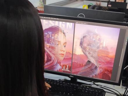 ps制作炫酷的双重曝光效果,简单又好看!#ps教程 #平面设计 #海报设计 #美出高级感 #创意海报 @DOU+小助手