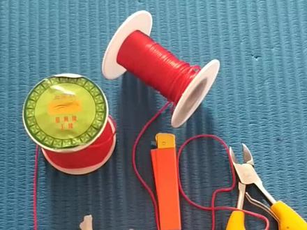 【缠龙头】葫芦龙头缠红绳方法。注意不要烫到手。也可以用502加固,方便把玩。