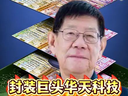 增长最快的国产封装企业,华天科技 #卖芯片的奥巴徐 #华天科技 #封装 #芯片