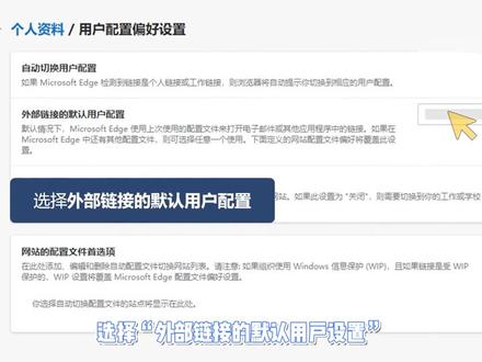 #浏览器在Microsoft Edge 浏览器中,可以设置多个“配置文件”,以便同时登录不同的帐户