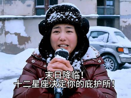 末日降临!十二星座决定你的庇护所!#十二星座 #庇护所 #北极熊口音 #解压 #asmr