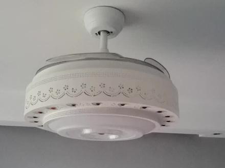 夏季来临,隐形吊扇灯清洁叶片打开方式,有用的麻烦点赞(。ò ∀ ó。)