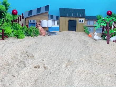 奥特曼家门口有很多沙子,大卡车来帮忙运走沙子 #益智玩具 #玩具故事 #玩具视频 #亲子玩具 #宝宝玩具